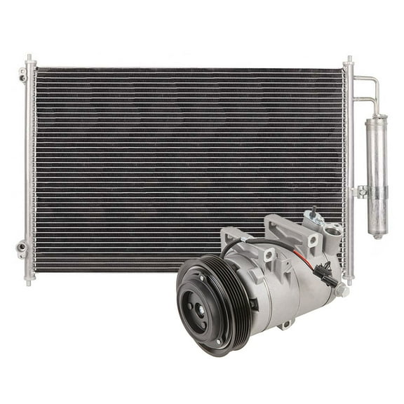 For Nissan Rogue AC Compressor w/ A/C Condenser & Drier - BuyAutoParts