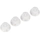 thumbnail image 5 of Perilla de control de tono de 4 piezas, campana transparente, volumen, accesorios para instrumentos musicales para guitarra, bajo, blanco con letra dorada, 5 of 14