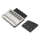 thumbnail image 2 of Accesorio de guitarra ANGGREK Puente de guitarra sin cabeza de 6 Cuerdas de metal, 2 of 8