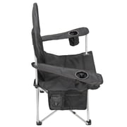 Camp & Go Heated Deluxe Quad Camp chair, Black