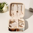 thumbnail image 6 of Horse Travel Portable Square Jewelry Organizer Box - Earring Holder, Ring, Necklace, Bracelet Storage - Suitable for Girls and Women - Jewelry Stand, Jewelry Boxes, 6 of 6