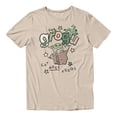 thumbnail image 2 of Star Wars The Mandalorian And Grogu Eat More Frog Sketch Men's T Shirt (Sand, S-XXXL), 2 of 4
