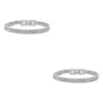 thumbnail image 2 of Brazalete de Acero de Titanio Sonducket Estilo americano europeo 21CM 2piezas, 2 of 6
