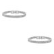 thumbnail image 4 of Minnieouse de color sólido Brazalete de acero de titanio Estilo americano europeo Joyería de los hombres Cadena de mano trenzada con Acero 21CM 2piezas, 4 of 6