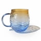 thumbnail image 1 of Wosthever Tazas de café con asa, hechas a mano con vidrio marino y forma de ola. Multifuncionales y aptas para bebidas frías y calientes. Mostrada, 1 of 6