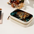 thumbnail image 7 of Leopard Velvet Portable Earring Organizer Box with Removable Compartment - Ideal Travel Organizer and Jewelry Box Gift, 7 of 7
