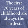 thumbnail image 3 of CafePress - The First 70 Years Of Childhood T Shirt - Mens Tri-blend T-Shirt, 3 of 4