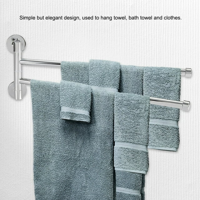 Towel Rack Towel Shelf Swivel Towel Rack Towel Racks Towel Bar Rust-Proof Shelf Home For Hotel