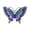 Blue, variant on Elegant Butterfly Rhinestones Brooch Alloy Pin Women Festival Wedding Gifts
