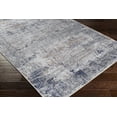 thumbnail image 4 of Mark&Day Washable Rugs, 5x7 What Cheer Traditional Dark Blue Area Rug, Blue Brown Grey Carpet for Living Room, Bedroom or Kitchen (5'3" x 7'3", Machine Washable), 4 of 9