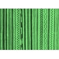 thumbnail image 1 of Ahgly Company Indoor Rectangle Abstract Emerald Green Modern Area Rugs, 5' x 7', 1 of 4