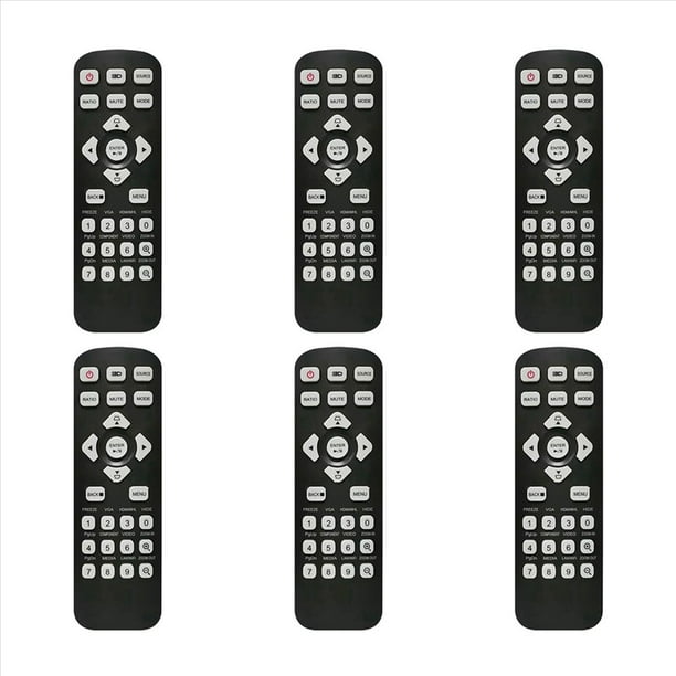 6X T-2501 para Proyectores Control Remoto 3D X1123H X118 X118AH X118H X1223H X128H X1323WH X138WH X168H