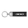 thumbnail image 2 of Chrysler 300 Real Carbon Fiber Leather Strap Key Chain with Black stitching, 2 of 4