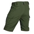 thumbnail image 5 of OSOLU Solid Color Mens Fashionable Casual Outdoor Lightweight Breathable Multi Pocket Zippered Casual Shorts Everyday Comfort Versatile Bottoms, 5 of 7