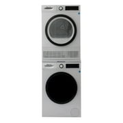 Magic Chef 4.0 cu. ft. Ventless, Condensing Front Load Stackable Electric Dryer, 24 in. in White in White