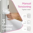 thumbnail image 5 of Perma Child Safety 79 in. Wide x 38 in. Tall White Ultimate Retractable Baby Gate, 5 of 7