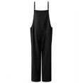 thumbnail image 3 of ZANZEA Womens Long Suspender Bib Casual Solid Jumpsuit Rompers Overalls, 3 of 4