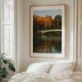 thumbnail image 6 of Bow Bridge in Autumn, Central Park - Manhattan New York Photography Autumn Bridge Boat Scenic Nature Water Landscape Unframed Wall Art Print 9 x 12 inches, 6 of 13