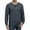 Dark Grey, variant on Mens Waffle Henley Shirts Long Sleeve Fall Comfy T-Shirts Button Down V Neck Casual Pullover