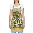 thumbnail image 3 of Pofeuu Dinosaur Print Aprons with Pockets, Cute Aprons for Kitchen, Cooking, Server, Barber, Chef Apron, 3 of 7