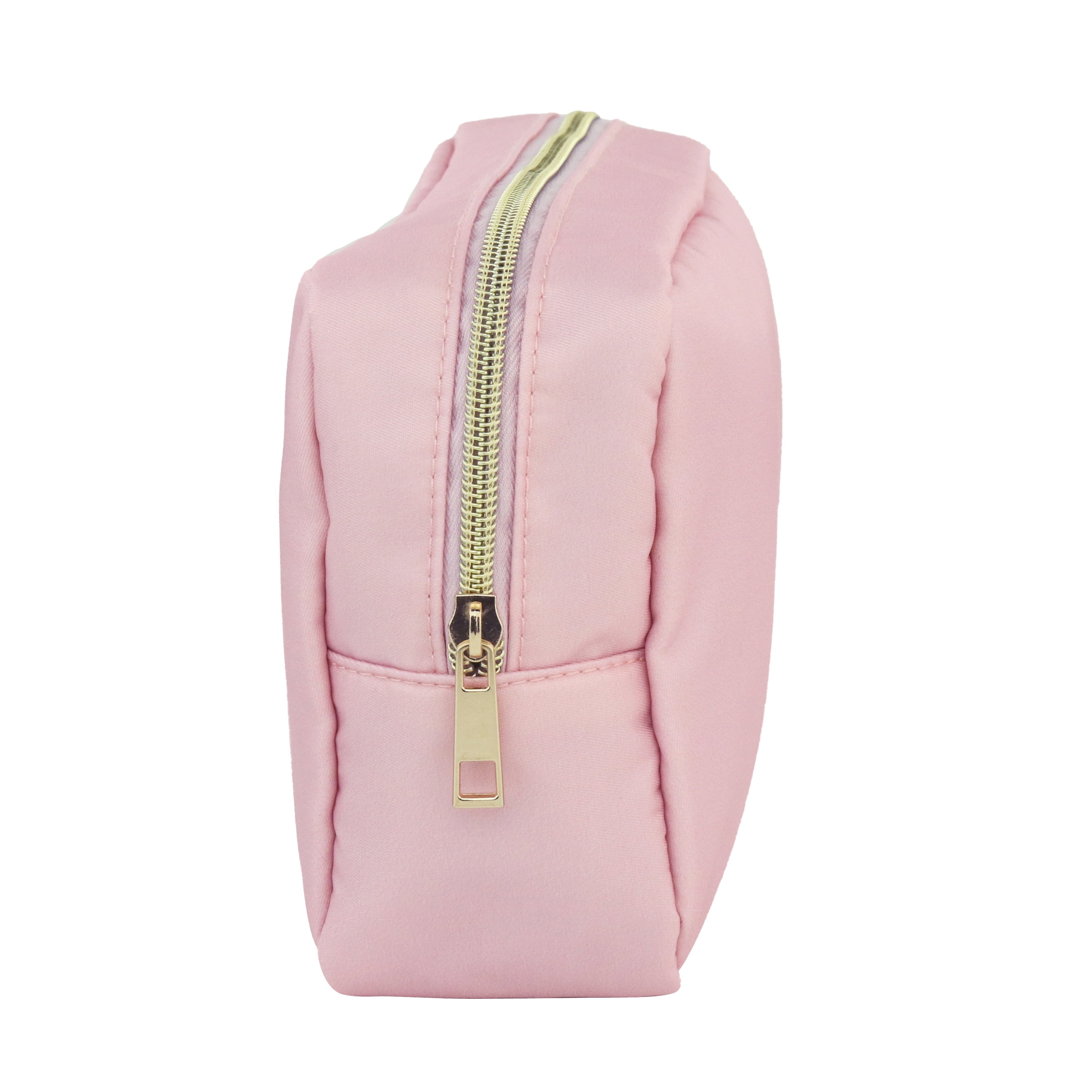 Hello Hobby Zippered Customizable Nylon Storage Bag, Medium, Pink