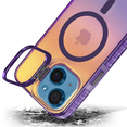 thumbnail image 2 of Funda Case Carcasa Tornasol Color Morado Con Soporte Premium Para iPhone 14 Plus / 15 Plus Compatible Con Magsafe., 2 of 7