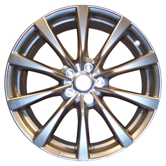 Remanufactured Painted Light Smoked Hypersilver Rear Alloy Wheel 19 x 9 D0300JL14B fits 2008-2010 Infiniti G37