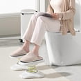 thumbnail image 2 of 1pc Office Foot Rest for Under Desk at Work Home Toilet Comfortable Footrest with Flexible Spring Ergonomic for Leg Thigh Back Hip Pain Relieve, 2 of 5