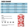 thumbnail image 6 of Bixox Men's Maple Leaves1 Printed Shirt Sleeveless Fitness Tank Top-3X-Large, 6 of 7