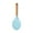 Sky Blue, variant on Silicone Cooking Spoon Wood Handle 3X9 Inch Nonstick Cookware Heat Resistant up to 446°F Food Grade Mixing Serving Spoon Comfortable Grip Easy Clean Kitchen Utensil, A Spoon