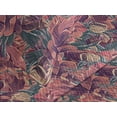 thumbnail image 3 of Ambesonne Flowers Vintage Quilted Coverlet 3 Pcs, Melancholic Floral, King Size, Dark Teal Pale Ruby Plum, 3 of 4