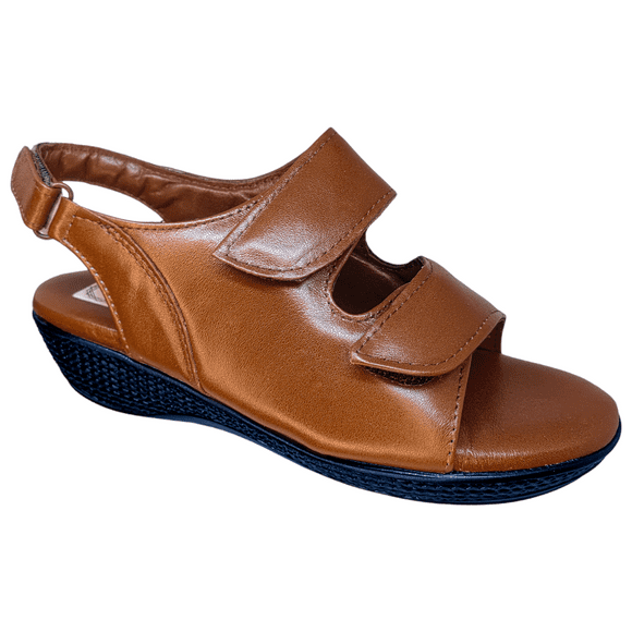 Sandalias de Mujer en Piel Borrego para Pie Diabetico Huaraches Casuales