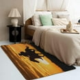 thumbnail image 3 of Cowboy Rugs for Living Room - 4x5 Rug - Cowboy Rug - Western Cowboy Area Rug - Wild West Rugs - Country Sunset Carpet, 3 of 7