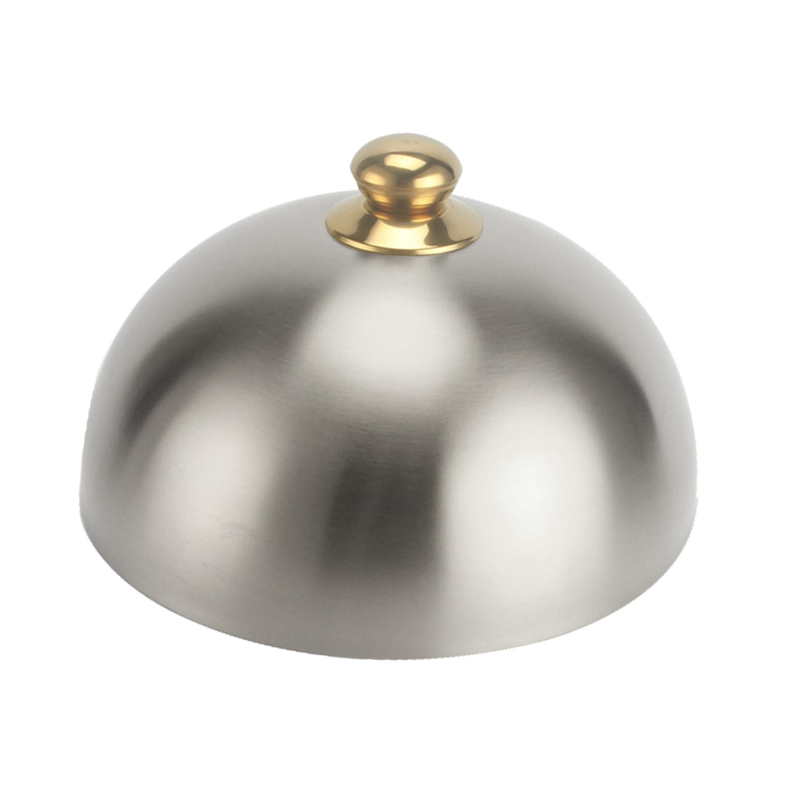 Teppanyaki Dome Dish Lid Steam Basting Cover with Handle Prevents