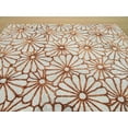 thumbnail image 4 of Hand-tufted Wool & Viscose Beige Transitional Trellis Sunflower Rug, 4 of 5