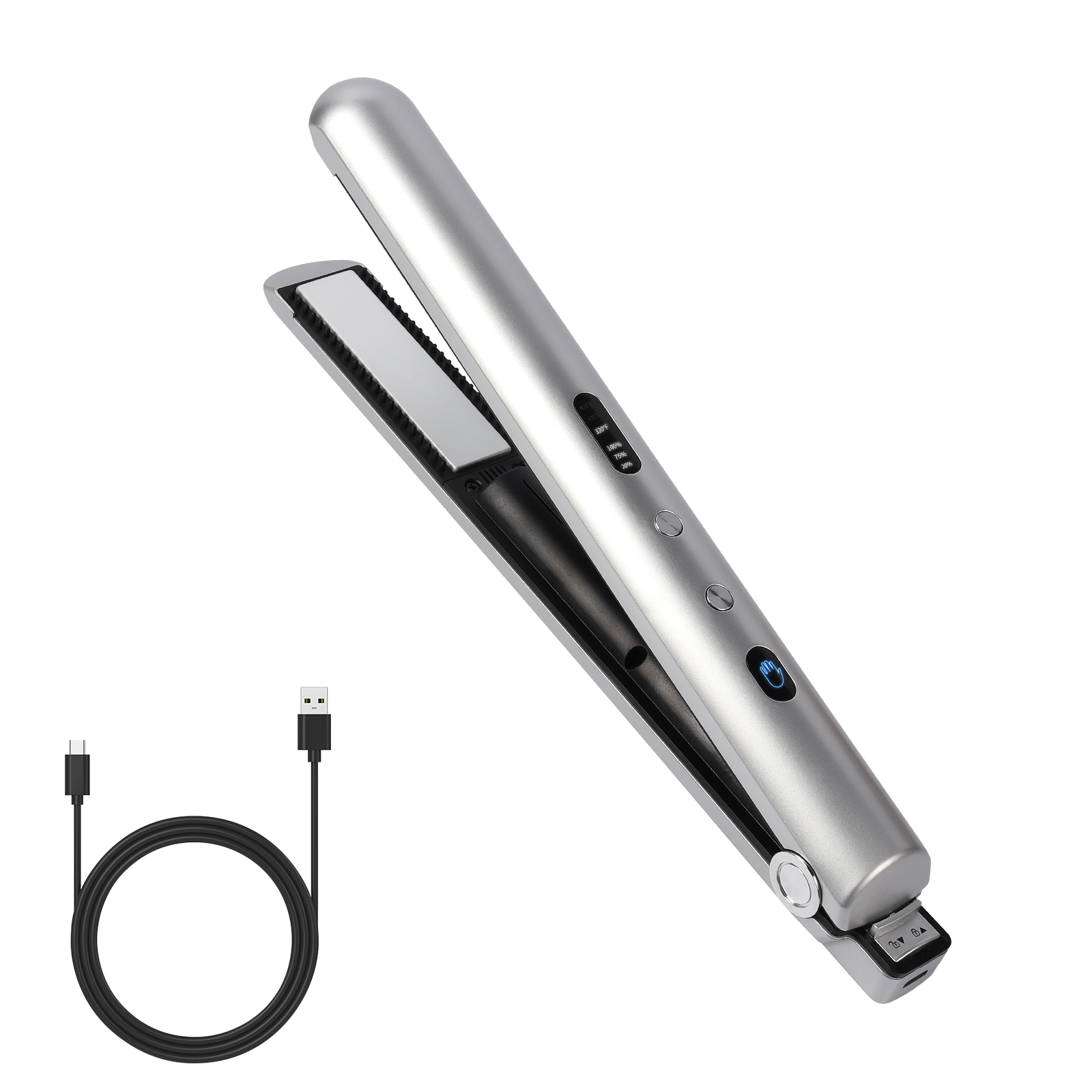 YOCUNKER Cordless Curling Iron Rechargeable for Straight or Curly Hair