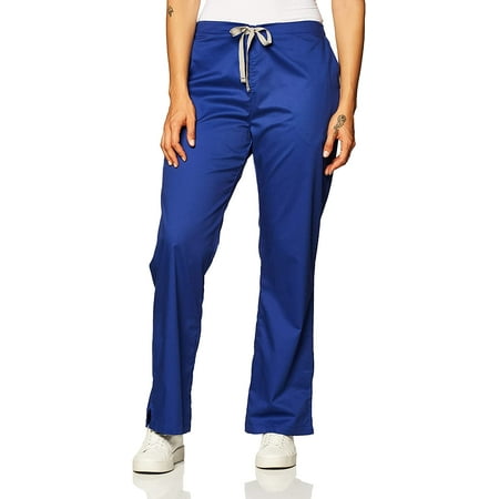 

WonderWink Womens Wonderwork Flare Leg Scrub Pant Large Galaxy Blue