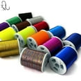 thumbnail image 2 of 01 0.28mm 0.22mm100 Yards Fishing Rod Guide Wrapping Thread Repair Component DIY NCP metallic fluorecent Rod Building Thread TN01-007 YC209, 2 of 6