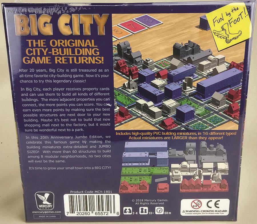 MCY1801 Mercury Games Big City 20th Anniversary Jumbo Edition 