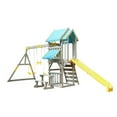 thumbnail image 1 of Seacove Wooden Swing Set with Rock Wall, Table and Bench, 1 of 9