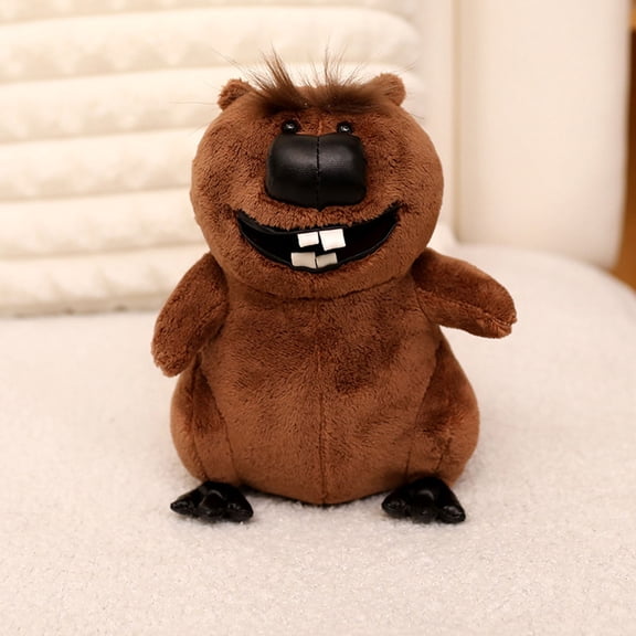 Cute Beaver Stuffed Animal, Soft Plush Toy for Children with Realistic Design, Educational Doll for Imaginative Play and Comfort, Perfect Gift for All Occasions