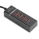 thumbnail image 1 of Cargador De 4 Puertos, Cargador USB, Chip Inteligente Incorporado, Universal Para Teléfono Móvil, 1 of 7