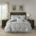thumbnail image 1 of Harbor House Hallie Comforter Set, Grey, 1 of 4