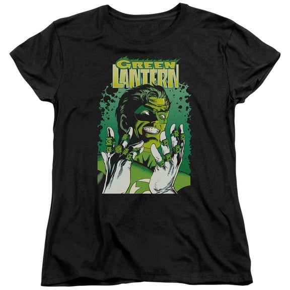JLA Justice League Gl #49 Cover S/S Women's T-Shirt Black