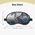 thumbnail image 4 of Salouo Mountain White Dragon Pattern Eye Masks, 1-Pack Sleep Mask Eye Cover Washable Sleeping Eyeshade Block Sleep Shade Cover Light Reduces Traveling Gifts, 4 of 7