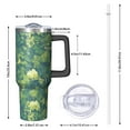 thumbnail image 2 of Modern 40oz Tumbler– Stainless Steel Insulated Tumbler with Handle and Straw, Large Capacity Travel Cup for Hot & Cold Drinks, 2 of 7