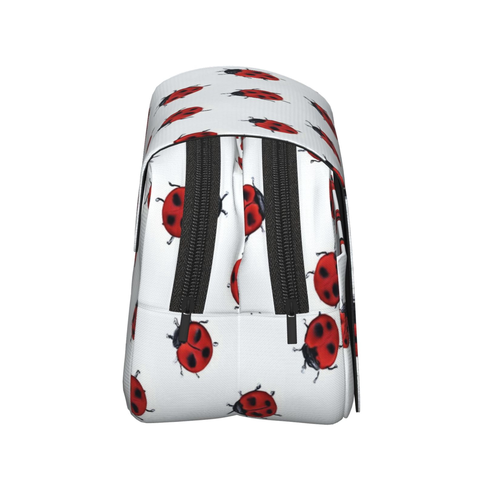 Large-Capacity Flip-Top Double-Layer Pencil Case, Multi-Functional Pocket Pen Case, Durable Stationery Organizer Ladybug On An White Background (6)