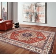 thumbnail image 4 of Pasargad Home Serapi 5' x 8' Hand-Knotted Wool Rust/Ivory Rug - All Ages, Indoors, 4 of 6