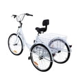 thumbnail image 3 of Spaco Stable & Comfortable Adult Tricycle, 24" Wheels, Hi-Ten Steel Frame, Ideal for Exercise, 3 of 7