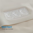 thumbnail image 5 of Bath Bliss Beige Solid Print PVC/ Metal Shower Liner, 70" x 72", 5 of 8